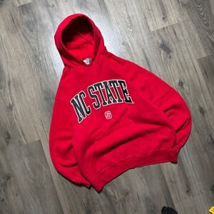 Vintage 2000s NCSU University of North Carolina Wolfpack J America Hoodie Mens L